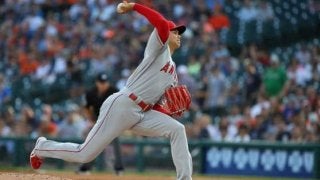 【MLB】大谷メジャー自己最速163キロ！　2度の雨天中断で5回1失点で降板