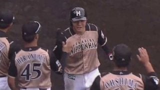 日本ハム清宮、2試合ぶり一発！　西武・高橋光からバックスクリーン弾