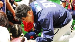 ホークス工藤監督が視覚障害児をヤフオクDに招待「打つ音を楽しんでね」