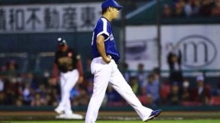 中日山井、初回に今季初失点　連続無失点は15イニングでストップ