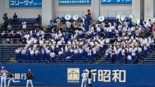 ロッテ福浦、8戦ぶりスタメン　母校・習志野高吹奏楽部が特別に応援