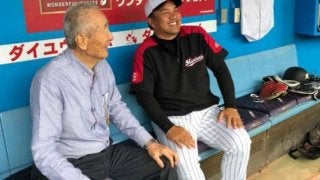 金田正一氏がZOZOマリン訪問　ロッテ荻野に痛烈一言お見舞い「あんた選手か？」