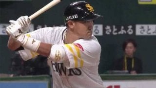 ホークス内川、復帰即大暴れ　リード広げる2ランなどマルチ安打
