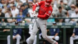 MLB打球速度7位の大谷翔平、復帰2戦目で“らしさ”　160キロ超ヒット連発