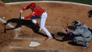 【MLB】大谷翔平、第3打席は捕邪飛　3打席連続バントの構え見せるも…