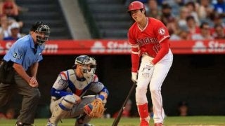 【MLB】大谷翔平、自打球直撃で右足引きずる　指揮官は慎重「その日、その日で判断」
