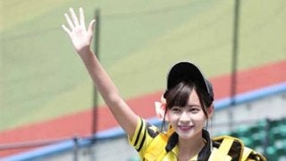 ロッテ「売り子ペナントレース」折り返し　まりなさん独走ターン