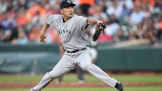 【MLB】田中将大、4回に先制を許す　2死走者無しからピンチを招き2点失う