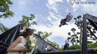 あなたの結婚式に『二輪の祝福』を！ AIR TRICK SHOW “Two rings celebration”