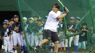 松井秀喜氏が野球教室開催　女子の甲子園参加に「出してあげたい気持ちはある」