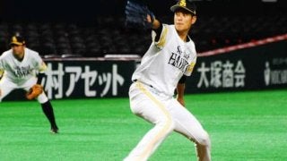 ソフトバンク育成左腕・大竹が本拠地“初登板”　「力み散らしました」