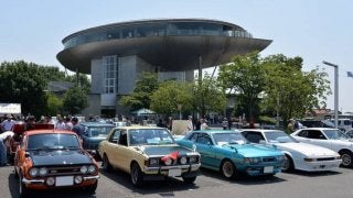 温泉施設に旧車70台が集合…しぶかわ昭和の車展示会inスカイテルメ渋川