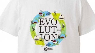ロッテ「謎の魚エボリューションTシャツ」販売　魚「とてもナウくて注目」
