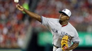 【MLBオールスター】セベリーノのスライダーが「半端ない！」　ハーパー三振斬りにファン歓喜