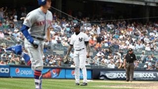 【MLB】ヤンキース勝利も…チャップマン大乱調　11球連続ボール、19球で16球ボール