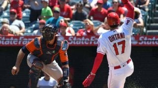 【MLB】大谷、四球→次打者ヒットで快足飛ばし一塁から一気に生還　第2打席は中直
