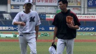 ロッテ岡、移籍即スタメンで3四球1死球の4出塁　井口監督「次の試合も使う」