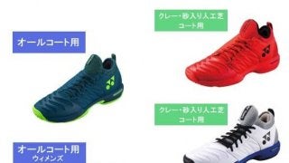 ヨネックス、足との一体感が得られるテニスシューズ「FUSIONREV 3」発売