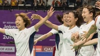 バドミントン団体女子が金を獲得。日本はすべてのところに強みがある