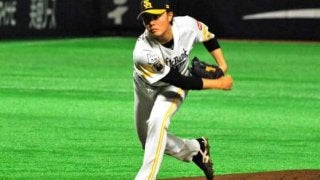 ホークス松本が29日のロッテ戦に向け準備　「自分のピッチングをしっかりやる」