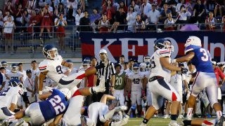 慶應大K廣田、終了プレーで 決勝46ヤードFG成功