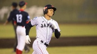 【侍U-18代表】チーム第1号は根尾！　2回に右翼スタンドへと突き刺す完璧ソロ
