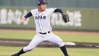 【侍U-18代表】初回まさかの3者凡退　香港の軟投派左腕に翻弄　先発野尻は8球で3人斬り