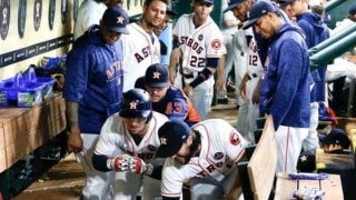 【MLB】世界一アストロズが他競技とコラボ!?　新本塁打セレブレーションに解説大爆笑