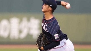 【侍U-18代表】先発・渡邉、“ノーノー継投”呼ぶ快投　3回6Kに「自分のボール投げられた」