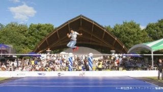 「スラックライン フルコンボジャパンカップ」をケーブル4Kが生中継