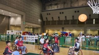 車いすバスケやウィルチェアーラグビーが体験できる「i enjoy ! パラスポーツパーク」開催