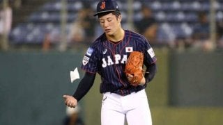 【侍U-18代表】台湾に勝ち越し許す…　吉田輝星、中1日で救援も2失点