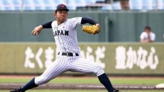 【侍U-18代表】わずか1安打　緊急登板で好救援の柿木「ブルペンでは10球くらいしか…」