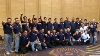 【侍U-18代表】解団式は全員“シャキーン”ポーズ　永田監督は成長願う「この絆を糧に」