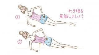 わき腹を意識してみよう