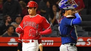 【MLB】大谷翔平の174キロ弾丸二塁打に敵地解説も感嘆「煙が噴き出るような打球」