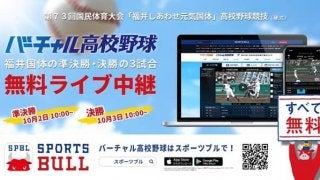 国体高校野球の準決勝・決勝、バーチャル高校野球がライブ中継