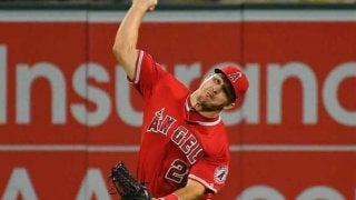 【MLB】これぞMVP送球　トラウトの鬼肩ドンピシャ送球にファン感激「スナイパー」