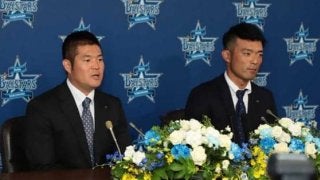 DeNA後藤が引退会見「松坂世代で本当に幸せ」　加賀は「ホッとした気持ち」