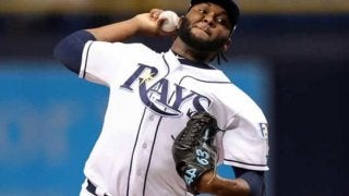 えげつない曲がりを見せるレイズ右腕のスライダー　MLB公式「ノーチャンス」