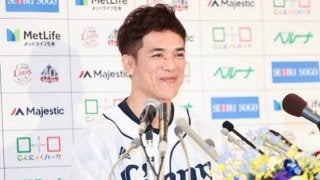 引退会見の西武・松井稼、涙は日本一の時に　「最後、嬉し涙に取っておきます」