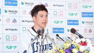 西武・松井稼が引退会見　「やめるなら、西武でやめたいと思っていた」