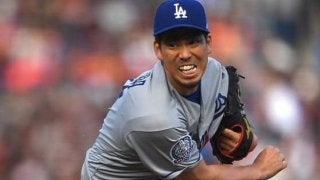 【MLB】前田健太、2球で2アウト取り5ホールド目　ド軍はPO進出決定、地区Vにも望み