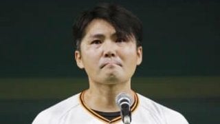 読売巨人・杉内が涙の引退セレモニー「これからも忘れることはありません」