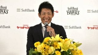 鷹・本多、引退会見1　一番印象に残っているのは「2010年のリーグ優勝」