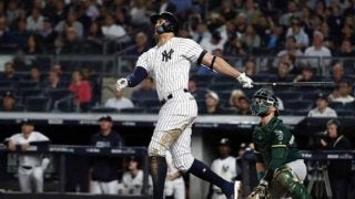 【MLB WCゲーム】スタントン特大アーチはPO史上最速189キロ！　初回のジャッジを抜き更新