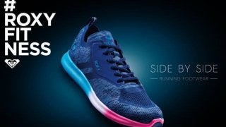 ROXY、パッカブル仕様のランニングシューズ「SIDE BY SIDE」発売
