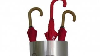 広島東洋カープ承認のオールステンレス製「カープ坊や 傘立て」発売