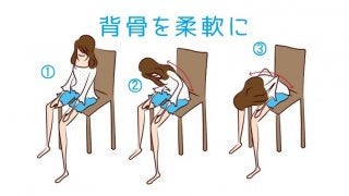 背骨のストレッチで腰痛・肩こりの予防も