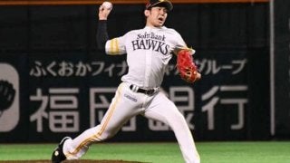 ホークス石川、見事な火消しで白星　「準備の段階から戦いは始まっている」